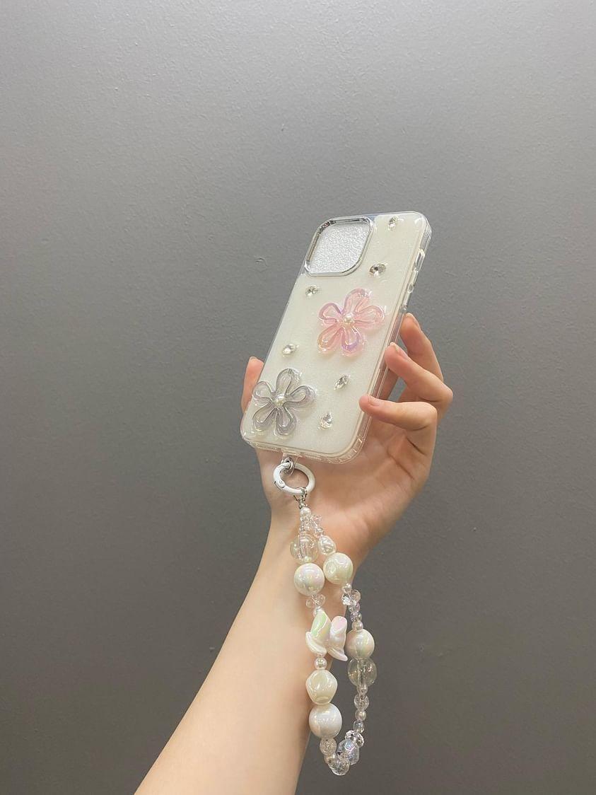 Iphone Uyumlu Çiçekli Kılıf 
