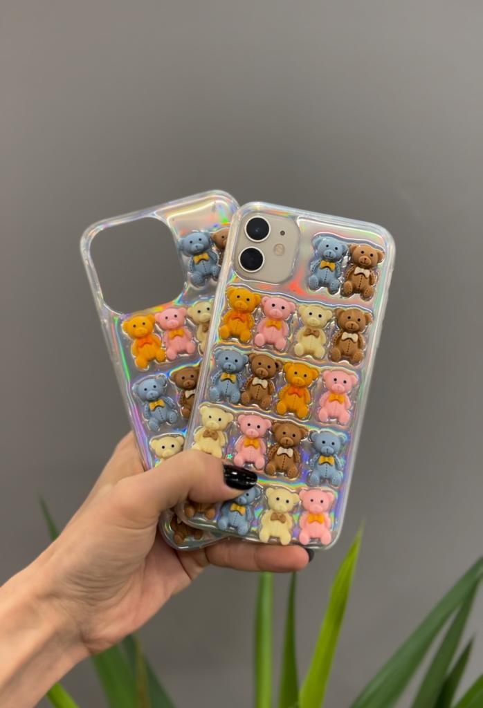Iphone Uyumlu Sevimli Ayıcıklı Kılıf