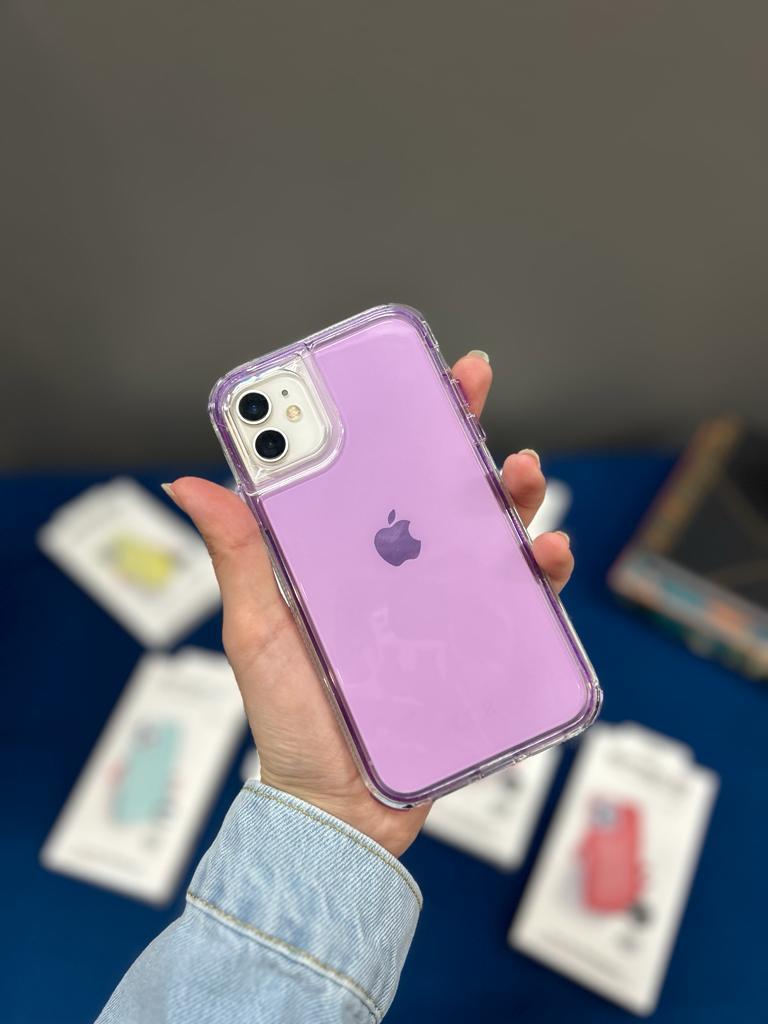 Space Yüksek Korumalı Telefon Kılıfı Mor