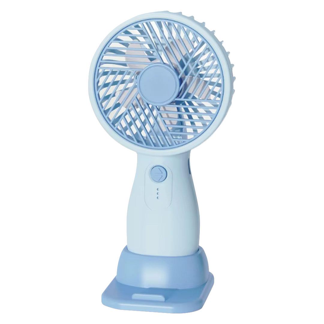 El Tipi Mini Fan Şarjlı Vantilatör (3 Kademeli Hız Ayarı)