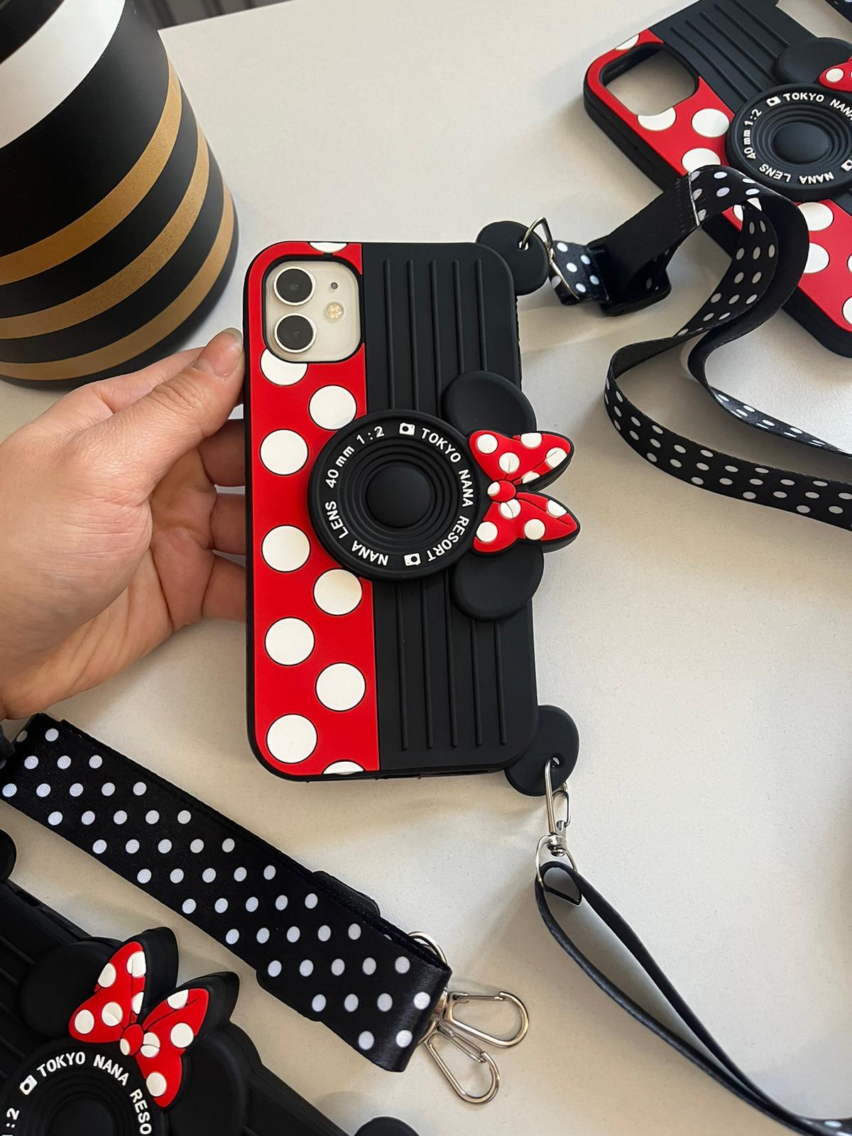 Minnie Silikon Askılı Kılıf