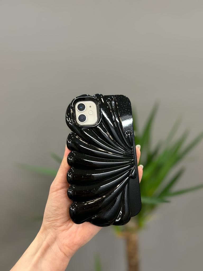 Deniz Kabuğu Iphone Kılıf Siyah
