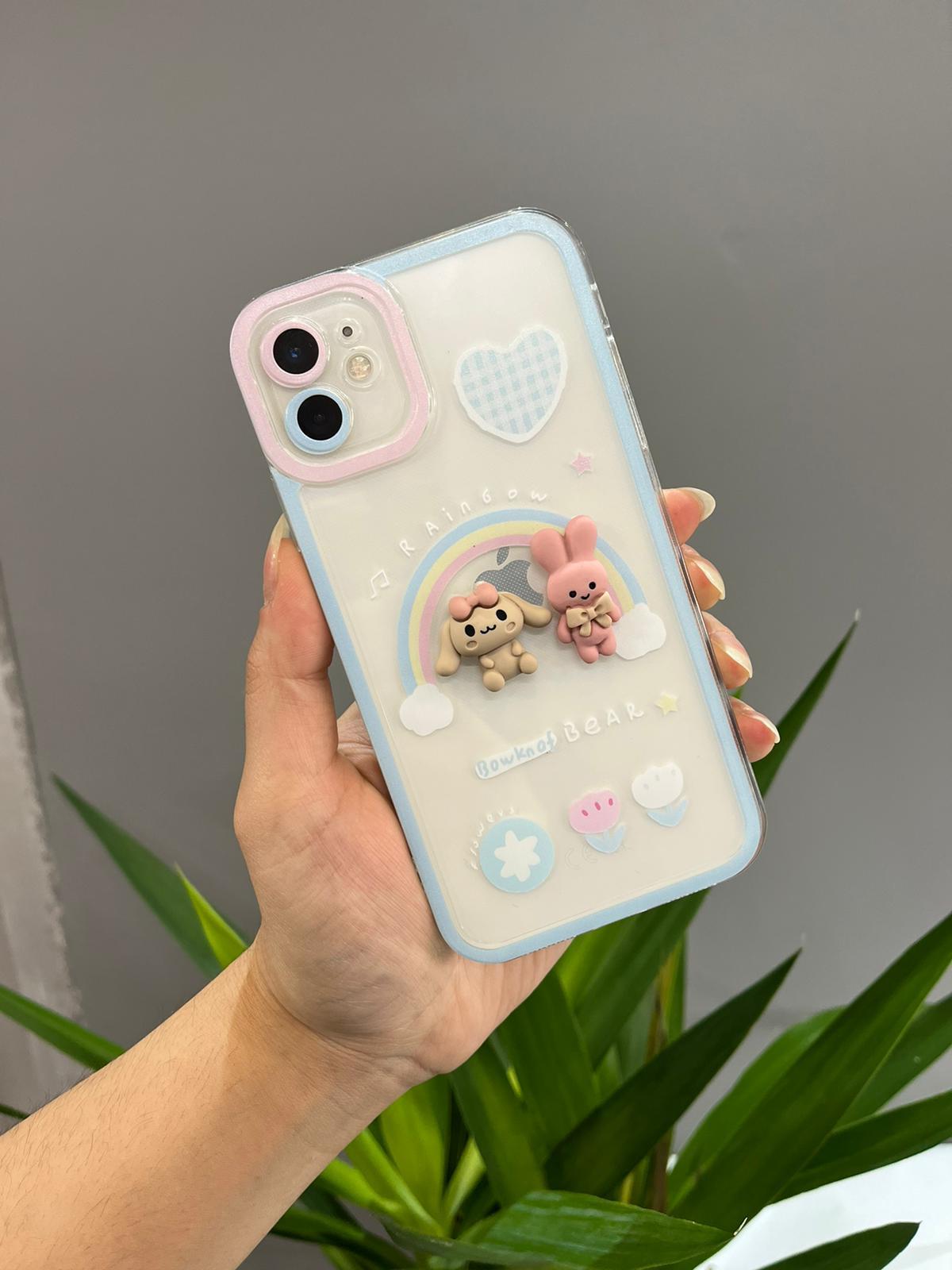 Iphone Uyumlu Sevimli Gökkuşağı Kılıf