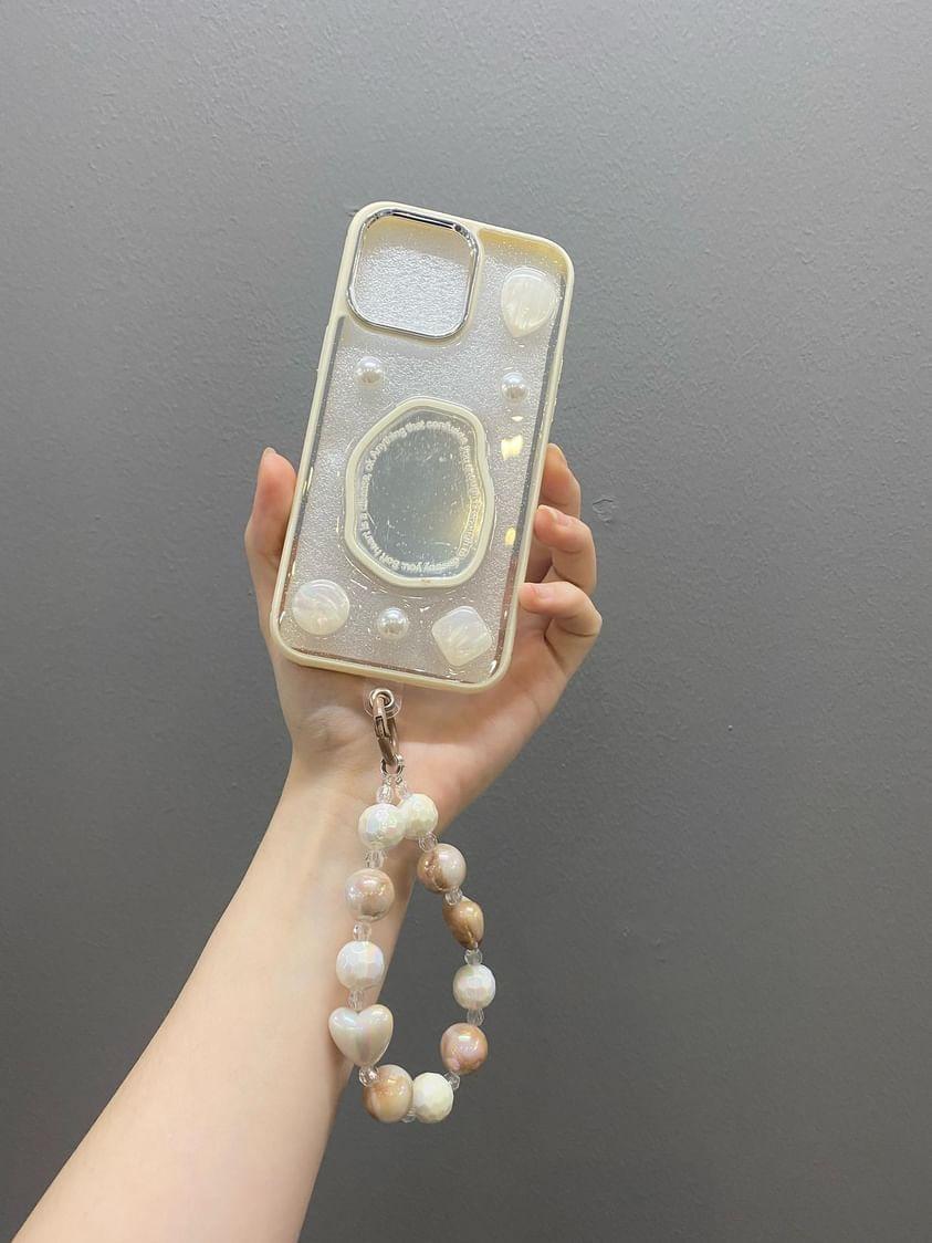 Iphone Uyumlu Bilek Askılı Aynalı Kılıf 