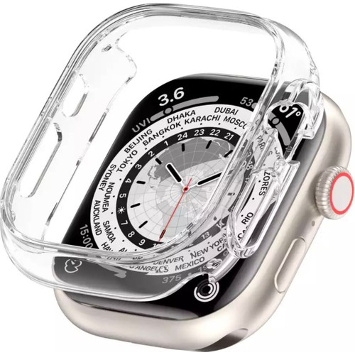 Apple Watch Ultra 49MM Kasa Koruyucu Kılıf Anti-Scratch Sert Pc Slim ( Ön Kısımaçık )