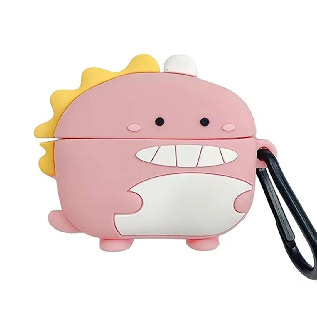 Galaxy Buds 4 Uyumlu Dinazor Figürlü Silikon Koruma Kılıfı