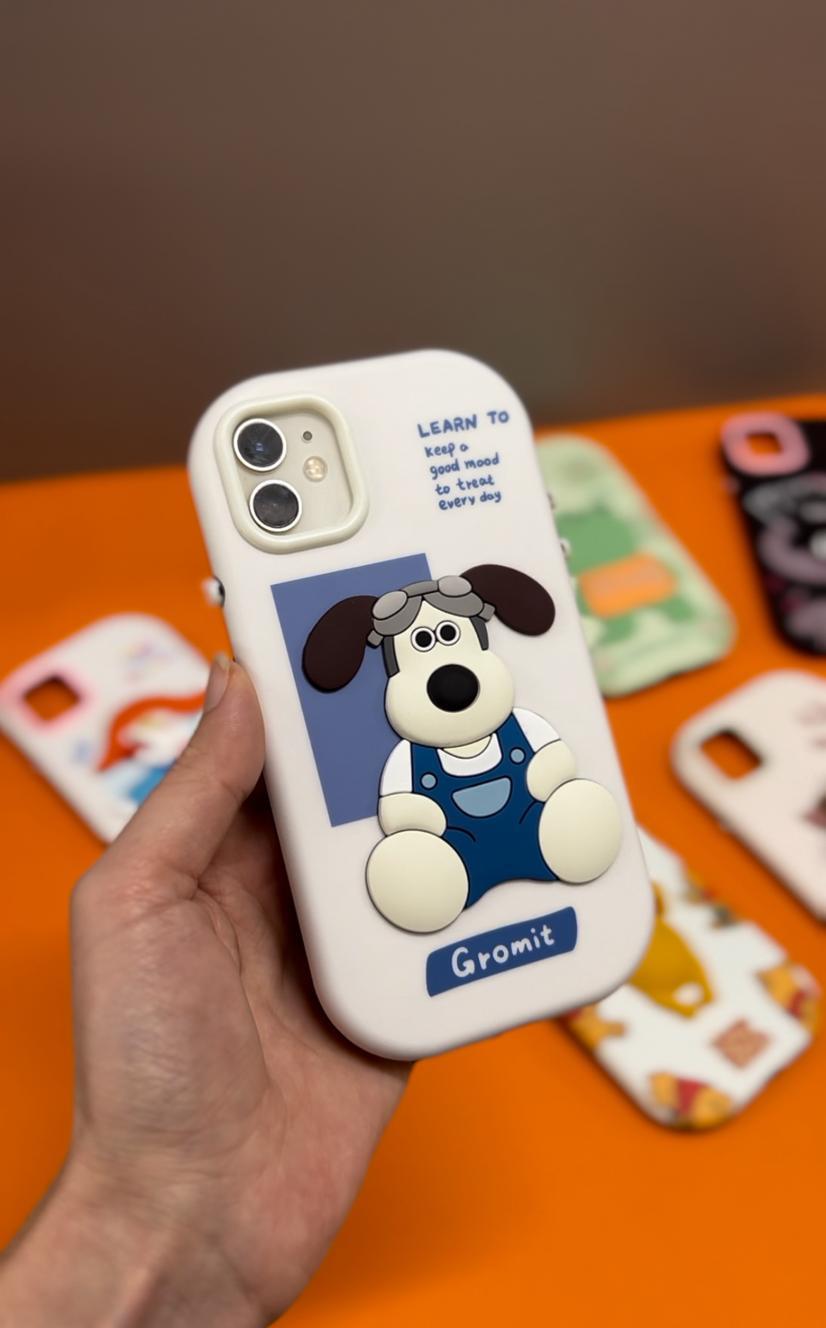Sevimli Gromit Figürlü Telefon Kılıfı