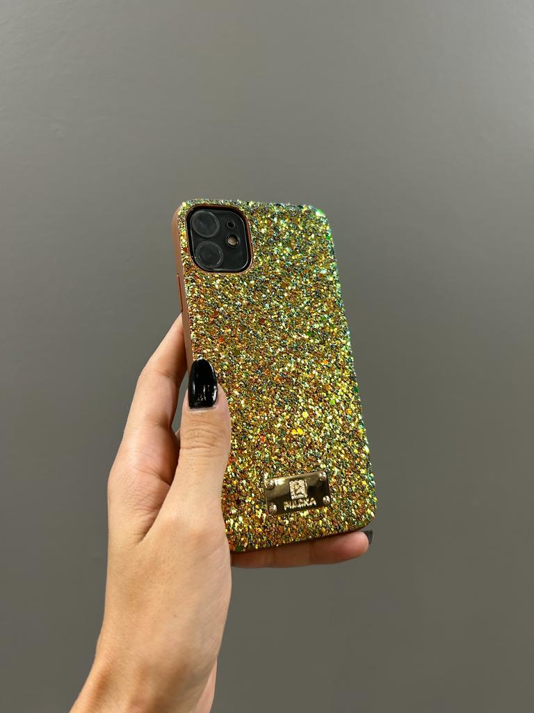 Iphone Simli Gold Kılıf