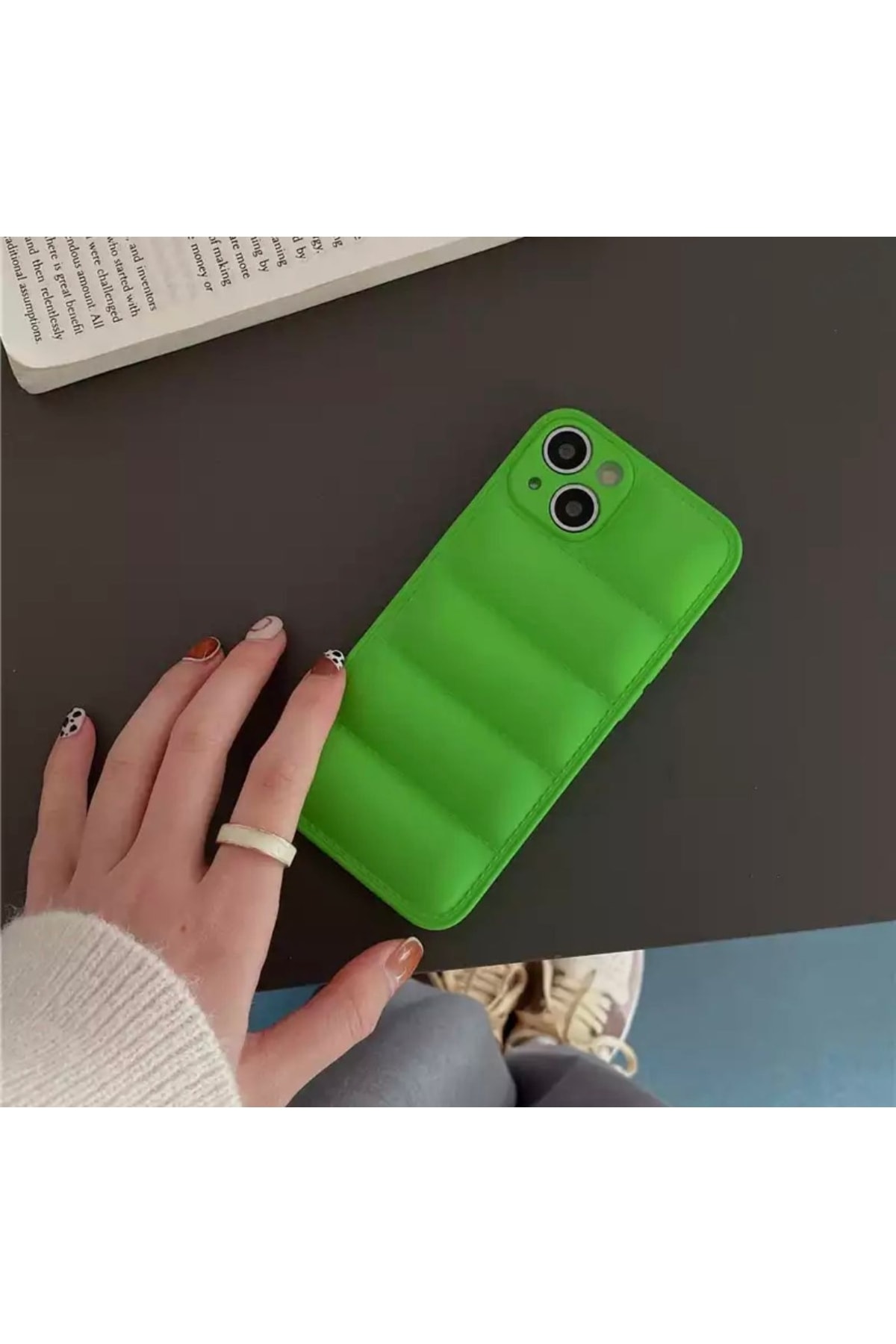 Iphone 13 Uyumlu Şişme Kılıf Puffer Case Tam Koruma
