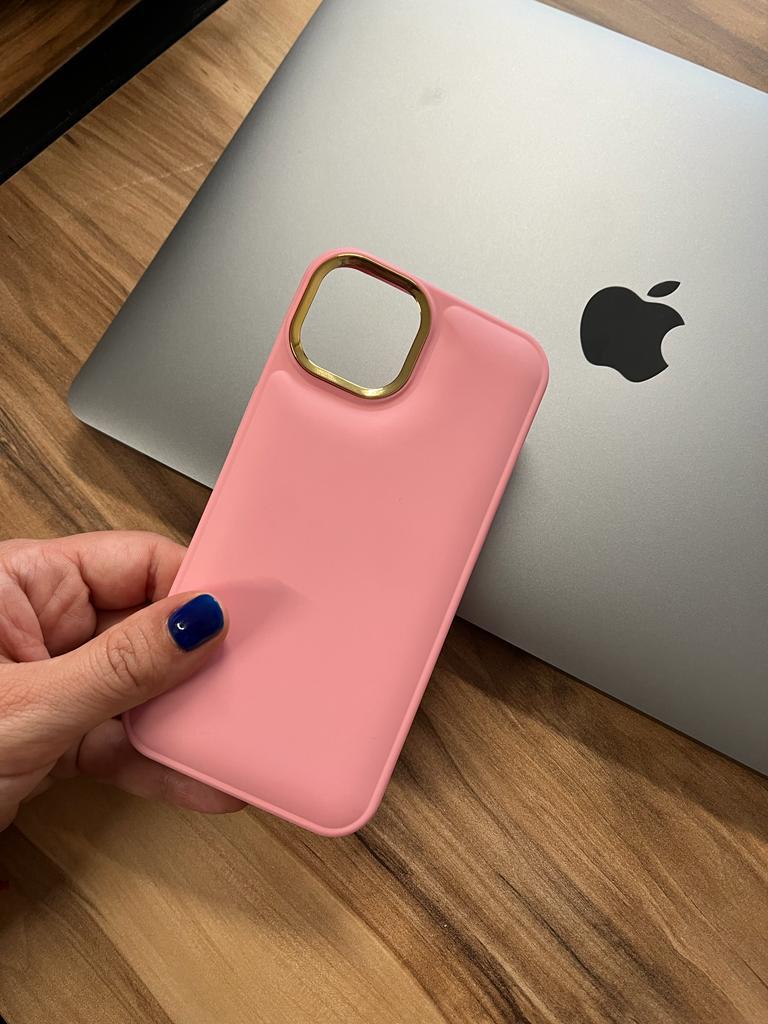 Iphone Uyumlu Puffer Kılıf Pembe