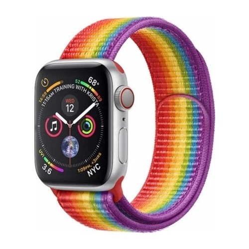 Mi7a Apple Watch Seri 7 6 5 4 3 2 Se 42MM /44MM /45MM Uyumlu Spor Loop Dokuma Hasır Kordon