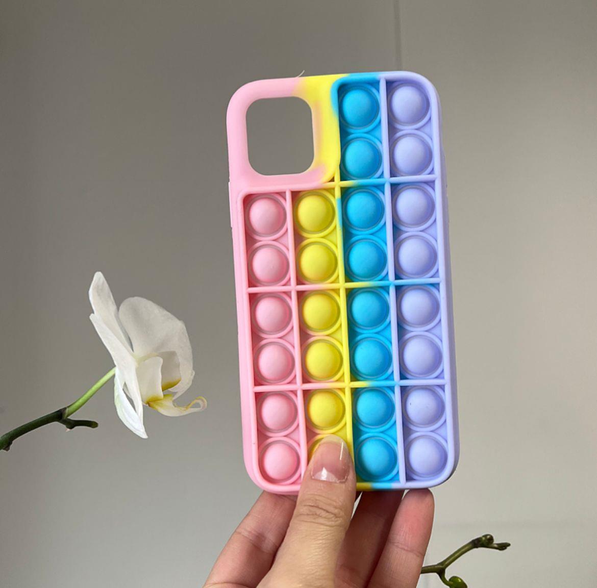 Iphone 11 Uyumlu Popit Model Kılıf Pembe