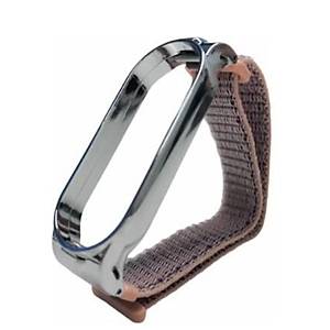 Xiaomi Mi Band 5 Ak�ll� Bileklik Metal �er�eveli Has�r Kordon
