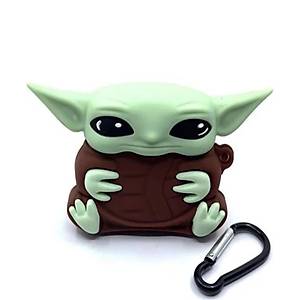 Airpods Pro 2. Nesil Uyumlu Baby Yoda Fig�rl� Koruyucu K�l�f