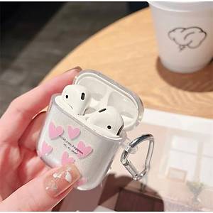 Airpods 1 Ve 2. Nesil Uyumlu �effaf Kalpli Silikon Koruyucu K�l�f