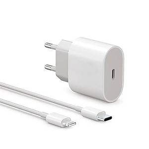 25 W Turbo H�zl� �arj Seti (Type-c Lightning Kablo ve Adapt�r)