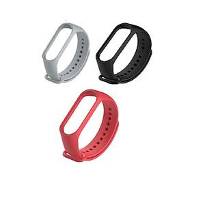 Xiaomi Mi Band 3-4 Silikon Kordon 3'l� Kombin Set