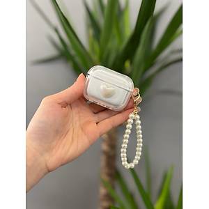 Airpods 3.Nesil Uyumlu �effaf Kalpli �nci Ask�l� Koruyucu K�l�f