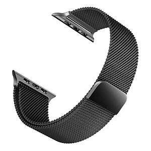Apple Watch 2 3 4 5 6 7 42-44 mm Has�r �rg� Metal Milano Kordon Kay�� Siyah