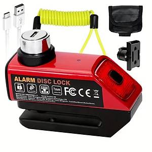 Alarml� Motorsiklet Disk Kilidi (Y�ksek G�venlikli)