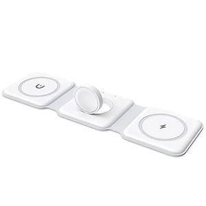 3 �n 1 MagSafe Wireless Charger Katlanabilir Kablosuz �arj �stasyonu 