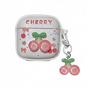 Freebuds SE 2 Uyumlu Cherry Fig�rl� Silikon Koruma K�l�f�