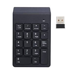 18 Tu�lu Kablosuz Numpad Say�sal Numeric Klavye
