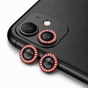 iPhone 11 ve iPhone 12 / 12 Mini Uyumlu Ta�l� Kamera Lens Koruyucu