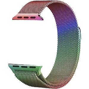 Apple Watch 2 3 4 5 6 Se Nike 42mm 44mm Uyumlu  Kay�� Milano Loop Metal �rg� Kordon