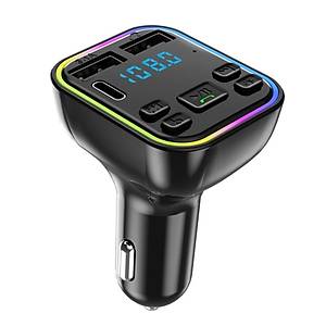 Ara� Fm Transmitter Bluetooth Usb Mp3 Sd Kart �akmakl�k Giri�li 7 Renk Led I��kl� Ara� Kiti