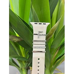 Apple Watch Uyumlu Kordon Aksesuar� Charm Set F Harfi