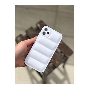 Iphone 12 Uyumlu �i�me K�l�f Puffer Case Tam Koruma