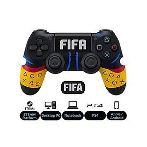  FIFA Temal� Kablosuz PS4 Oyun Kolu - Dualshock 4 Uyumlu Bluetooth Gamepad