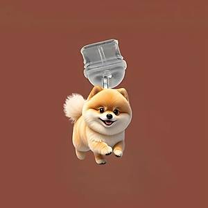 Pomeranian Fig�rl� Telefon Charm� (Lighting (iPhone) Uyumlu �arj Soketi T�pas�)