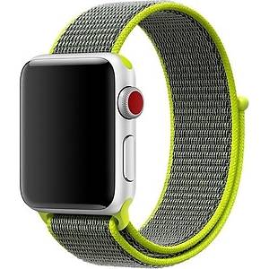 Mi7a Apple Watch Uyumlu Serisi 1/2/3/4/5/6 Se Spor Loop Dokuma Has�r Kordon 38 Mm/40 mm