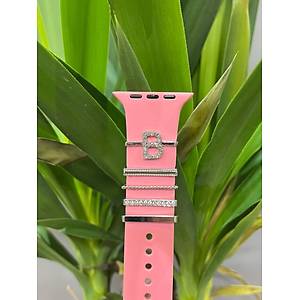 Apple Watch Uyumlu Kordon Aksesuar� Charm Set B Harfi