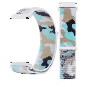 Samsung Active 2 40mm 44mm Huawei Gt2 42mm Uyumlu Kuma� C�rtl� Kamuflaj Kordon Kay�� (20mm)