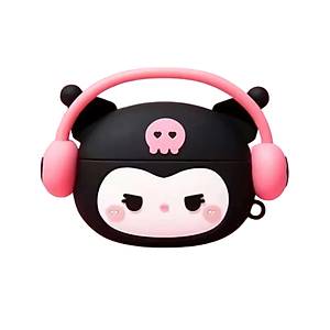 Airpods Pro 3. Nesil Uyumlu Kuromi Kulakl�k Fig�rl� Koruyucu K�l�f 