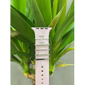 Apple Watch Uyumlu Kordon Aksesuar� Charm Set Z Harfi