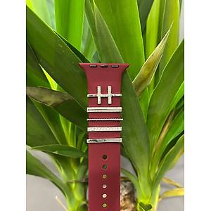 Apple Watch Uyumlu Kordon Aksesuar� Charm Set H Harfi