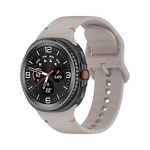 Galaxy Watch 8 Ultra Uyumlu Klasik Silikon Kordon/Kay��
