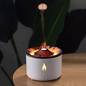 Led I��kl� Volkanik Hava Nemlendirici Buhar Makinesi (300 ML Kapasiteli)