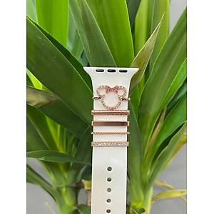Apple Watch Uyumlu Kordon Aksesuar� Charm Set Mickey
