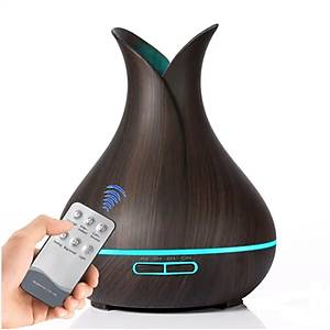 Ultrasonik Hava Nemlendirici U�ucu Ya� Dif�z�r� 500ML Kumandal� Buhar Makinesi Aroma Dif�z�r�