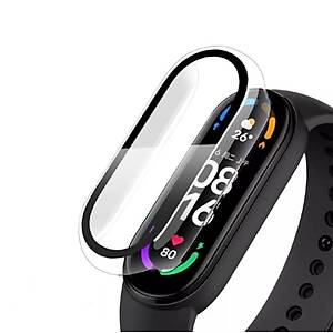 Xiaomi Mi Band 6 Uyumlu Ekran Ve Kasa Koruyucu K�l�f 360 Tam Koruma