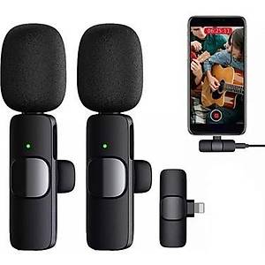 Lightning Iphone Uyumlu Kablosuz �kili Yaka Mikrofonu Youtube Facebook Tiktok Vlog �ekimi