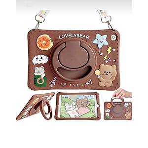 �pad 10. Nesil 10.9 Uyumlu Sevimli �ocuk Tablet K�l�f� LovelyBear