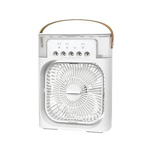 600 ml Ulrasonik Hava Vantilat�r� Nemlendirici Fan Pervane Buhar Makinesi ve Buzlu Klima Rgb I��kl�