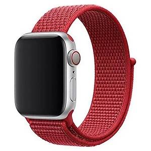Mi7a Apple Watch Seri 7 6 5 4 3 2 Se 42MM /44MM /45MM Uyumlu Spor Loop Dokuma Has�r Kordon