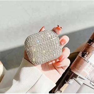 Airpods 3.Nesil Uyumlu Diamond Ta�l� Koruyucu K�l�f